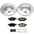 thumbnail image 3 of PowerStop Front Z23 Evolution Sport Carbon-Fiber Ceramic Brake Pad and Drilled & Slotted Rotor Kit Fits: SAAB Select Models K978, 3 of 10