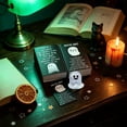thumbnail image 4 of SDJMa Luminous Halloween Mini Positive Ghost Figurine, Glow in Dark Miniature Ghost Resin Statue with Positive Box for Halloween Basket Stuffer Home Office Table Decor, 1.1x0.9 inch, 1 Pc, 4 of 5