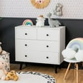 thumbnail image 3 of Giantex 4 Drawer Dresser, Wooden Freestanding Storage Cabinet, 3 of 8