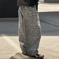 thumbnail image 2 of Aihuaihua Boys Y2K Leopard Print Jeans Size 3-10 Baggy Vintage Printed Pants with Straight Legs Streetwear, 2 of 9