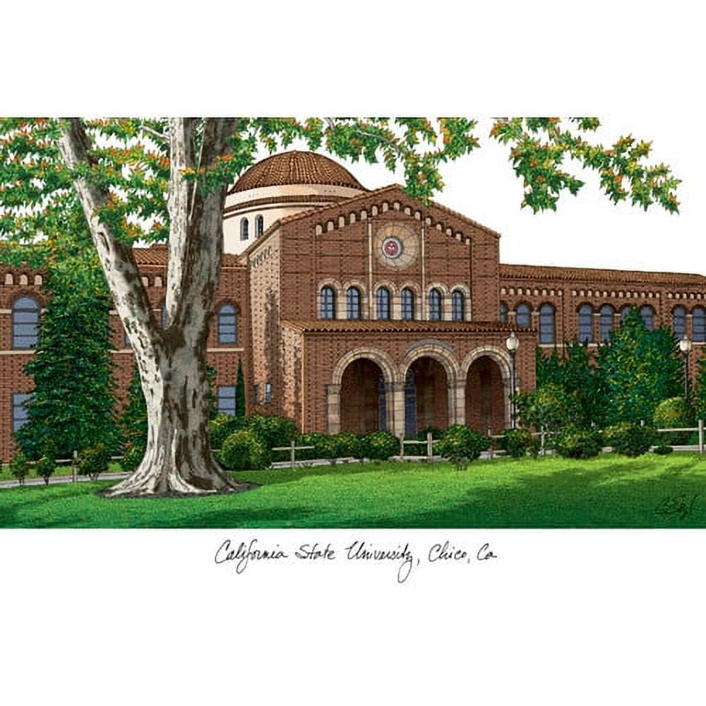 University of Wisconsin - Madison Campus Images Lithograph Print