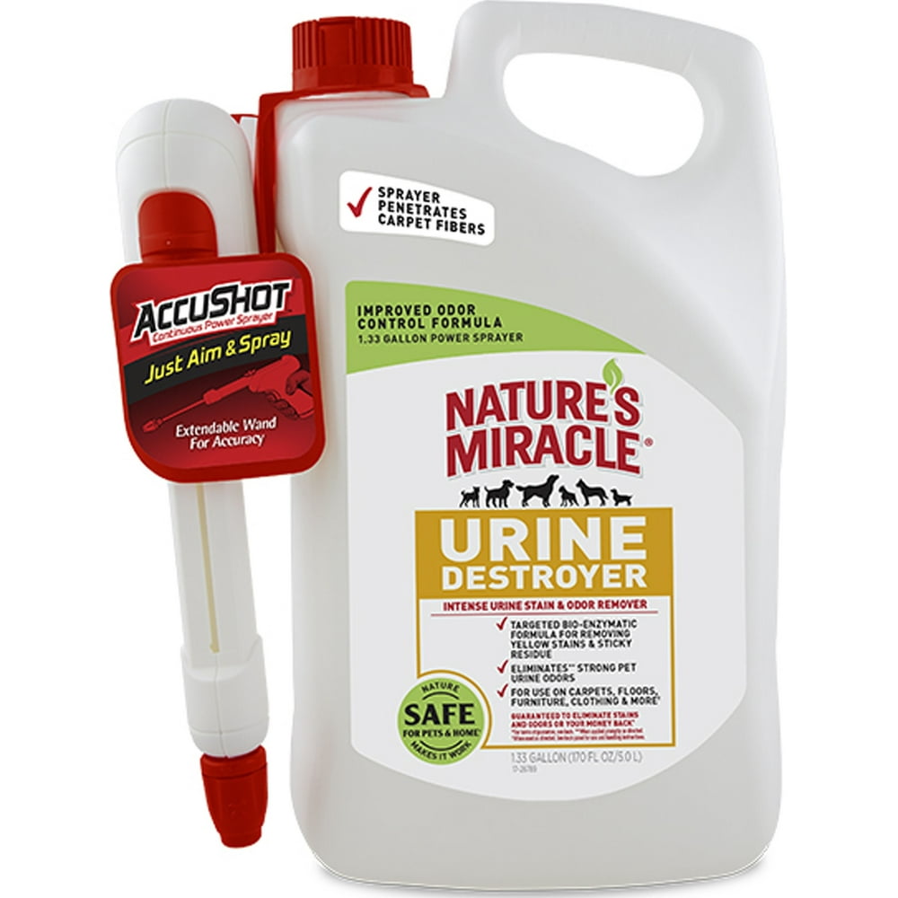 Nature's Miracle AccuShot Pet Urine Destroyer, 1.33 Gal