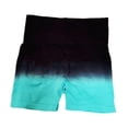 thumbnail image 4 of Pantalones cortos de yoga, pantalones Scrunch Secado rápido Elástico Damas Ropa interior informal Cintura alta Ropa Pantalones cortos deportivos para Azul Medio Sunnimix pantalones cortos de yoga, 4 of 8