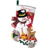 Bucilla Felt Kit 18" Stocking Snowman & Friends