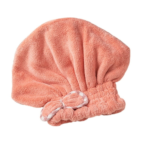Bearachild Toalla de secado de cabello absorbente de agua para mujer, gorro de baño ajustable para niñas, gorro de ducha de estilo informal con Toallas y Paños Tipo 4