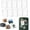 D-10pcs, variant on 10Pcs DIY Clear Acrylic Fridge Magnet Kit with Adhesive Backing,Clear Acrylic DIY Fridge Magnets Set,Easy Peel & Stick Photo Frames,Custom Picture Magnet Making Craft Set for Kitchen Office Classroom