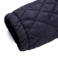 thumbnail image 6 of Xdegoge Mens Quilted Jacket with Corduroy Collar Lightweight Zip Up Coat Long Sleeve Fall Winter Casual Warm Outerwear with Pocket, 6 of 9
