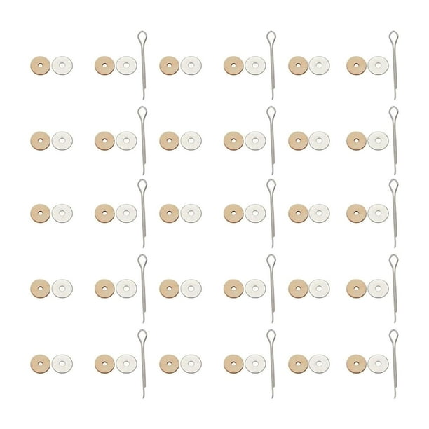 Conectores para articulaciones de muñecas, discos de fibra de madera, accesorios para articulaciones de muñecas, pasadores de chaveta para juguetes de