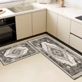 thumbnail image 5 of Kitchen Rugs Sets of 3 Non Slip Washable Kitchen Mats for Floor, Waterproof Kitchen Runner Rug, Floor Mat Carpet for Entryway, Laundry, Sink, Hallway, Bathroom, 5 of 12