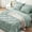 Cyan, variant on BDEUS Twin Comforter Set 4 Pieces,Comforter Set,Bed in a Bag, Bedding Set with Comforter,Fitted Sheet,Flat Sheet,Pillowcase, All Season