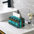 thumbnail image 5 of ZUXONGSY Aztec Ethnic Tissue Box Covers PU Leather Rectangular Tissue Box Holder with Buttons Modern Holder Tissue Bag Waterproof Tissue Cover Bathroom Decorative Accessories, 5 of 7