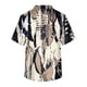 thumbnail image 3 of Men's Short Sleeve V-Neck Print Chest Floral Print Pocket Carer Top 3XL, 3 of 3