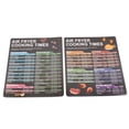 thumbnail image 2 of Ensemble de Fiches de Triche pour Friteuse, 2 Feuilles Temps de Cuisson Grand Compatibilité pour Four, 2 of 8