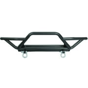Paramount Automotive 51-0000 Pre-Runner Tubular Front Bumper; Black; Fits select: 1997-2003 JEEP WRANGLER / TJ, 1989-1995 JEEP WRANGLER / YJ