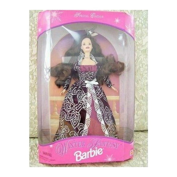 Winter Fantasy Barbie Doll Brunette Special Edition 1996 Mattel 17666