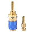 thumbnail image 2 of Adaptador de gas refrigerado por agua de 6 mm Conector de manguera rápida de soplete de soldadura M6 (azul) Likrtyny  Para estrenar, 2 of 9
