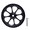 Black, variant on 82Mm Bearing Easy Wheel with Widened Design for Brompton And for 3Sixty Folding Bike Trailer Aluminum Alloy Frame Black