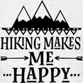 thumbnail image 3 of CafePress - Hiking Makes Me Happy T Shirt - Light T-Shirt Kids XS-XL, 3 of 4