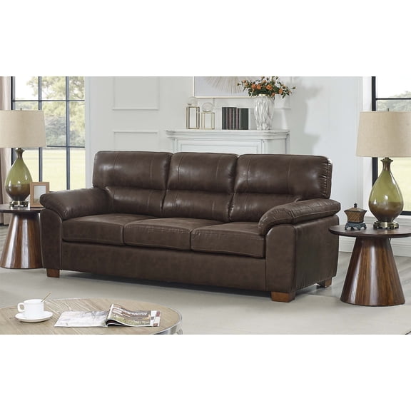 Vintage Three‑Seat Sofa