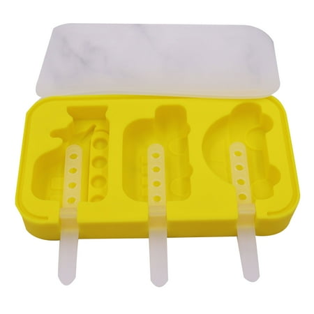 

JULYING 3 Holes Popsicles Makers Kitchen Gadgets Ice Popsicles Molds DIY Accessories