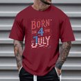 thumbnail image 1 of Tops para hombre, blusas y camisas de cuello redondo y manga corta para hombre, tops casuales de cuello redondo y manga corta con estampados especiales para hombre., 1 of 5
