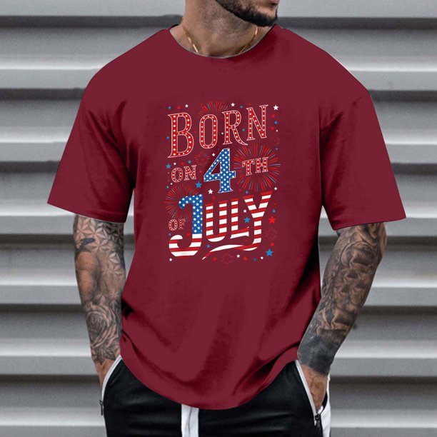 Tops para hombre, blusas y camisas de cuello redondo y manga corta para hombre, tops casuales de cuello redondo y manga corta con estampados especiales para hombre.