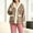 Orange, variant on Women's Fleece Fuzzy Pajama Jackets Oversized Long Sleeve Button Up Fluffy Fuzzy Bed Jackets Soft Coral Fleece Longewear House Coat with Pockets Warm Plush Sleepwear Fuzzy Coats Yellow3Xl
