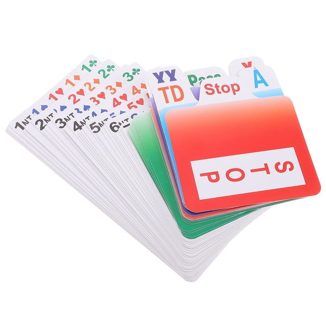 1 Ensemble de Cartes de Jeu de Pont en Plastique avec Cartes de Score pour Jeu de Société Intérieur Portable et Réutilisable Cartes de Jeu de Pont en Plastique