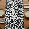 thumbnail image 5 of Table Runners 70 Inches Long Dress Scarves, Black Abstract Art Farmhouse Coffee/Dining/Kitchen Table Decor, Holiday Table Runner, Elegant Modern Art Luxury 13x70 Inch, 5 of 9