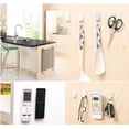 thumbnail image 4 of Ganchos de pared tipo pasta para mando a distancia de aire acondicionado de TV, color blanco, 4 Uds., 4 of 4