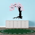 thumbnail image 3 of Blooming Cherry Blossom Wall Decal - Home Living Room Nursery Bedroom Decoration -- Easy To Apply Vinyl Wall Decal - Floral Themed Art Removable Wall Sticker -Size 9" x 10"., 3 of 4