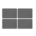 thumbnail image 2 of 4 piezas de tapetes escurridores de platos, bandeja de secado, absorbentes de agua, tapetes escurridores de platos resistentes gris oscuro, 2 of 9