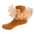 thumbnail image 1 of Toddler Baby Girls Ruffle Socks Double Lace Frilly Socks Ankle Socks, 1 of 4