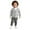Grey, variant on Bobifish Little Girls Navy V-Neck Cardigan Sweater Solid Color Button Down Sweater Long Sleeve Knitted Soft Boys Girls Classic Layering Outerwear