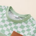 thumbnail image 5 of Esho 12M-5T Toddler Baby Boys Summer Outfits Short Sleeve Plaid T-shirt Tops and Shorts 2PCS Infants Clothes Set, 5 of 8