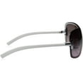 thumbnail image 4 of Circus NY by Sam Edelman Women's CC201 Metal Shield UV400 Protective Rectangular Fashion Sunglasses, 132mm, 4 of 4