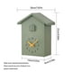thumbnail image 5 of Kearding Reloj de pared nórdico, reloj de cuco de madera, pájaro, sala de estar moderna, relojes de péndulo, decoración de pared para el hogar, Decoración del hogar Numero 3, 5 of 6