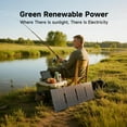 thumbnail image 3 of ALLPOWERS SE60 60W Portable Solar Panel for Power Station, Foldable Solar Charger, IP68 Waterproof for Camping, RV, Off-Grid & Emergency Power, 3 of 9