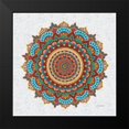 thumbnail image 2 of Wiens, James 12x12 Black Modern Framed Museum Art Print Titled - Mandala Dream, 2 of 5