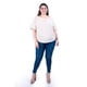 thumbnail image 2 of Blusa escote drapeado Roman Fashion Tallas Extras 228 Beige 38, 2 of 5