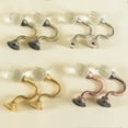 thumbnail image 4 of 1 Pair Metal Hanging Hook with Crystal Rose Head Curtain Holdback Wall Tie Back Hooks Hanger, 4 of 5