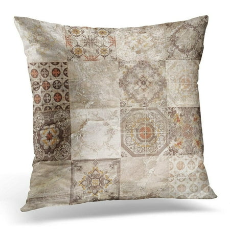 Sofa Cushion Pattern CMFUN Floor Marble Pattern Stone Pillows case 20x20 Inches Home Decor Sofa Cushion Cover ()