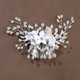 thumbnail image 5 of Flor para el cabello nupcial Aleación Resina Elegante Hermoso Con estilo Simple Estilo americano europeo Accesorios para el cabello de boda Flor de resina blanca, 5 of 6