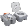 thumbnail image 3 of vidaXL Portable Camping Toilet Grey 20+10 L, 3 of 5