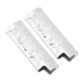 thumbnail image 3 of ZOUSSIQI 2Pcs Lighter Case Zinc Alloy Lighter Storage Container Floral Pattern for Outdoor Camping Hiking Silver JU316-84140, 3 of 13