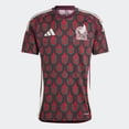 thumbnail image 1 of Jersey Playera Adidas de La Seleccion Nacional de Mexico Visitante Tinto Para Hombre, 1 of 6