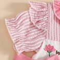 thumbnail image 7 of JUMEYU Summer Newborn Clothes Short Sleeve Baby Girl Bodysuits Cartoon Baby Clothes Soft Infant Outfits Baby Shower Gifts 0 3 6 9 12 18 24 Months (Pink,0-3 Months), 7 of 7