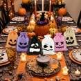 thumbnail image 6 of 50PC Halloween Burlap Bags Burlap Candy Bags Treat Bags with Drawstrings for Halloween Party Supplies, Drawstring Trick or Treat Burlap Gift Bags,3.9x5.5 Inch, 6 of 6