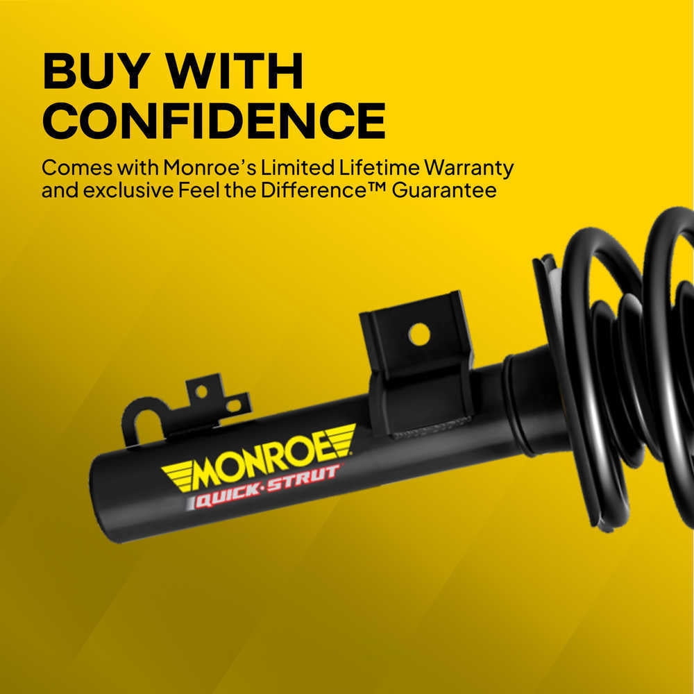 Monroe Shocks & Struts 173156 Quick-Strut Front Left Suspension Strut and Coil Spring Assembly