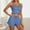 Blue, variant on Aoiroe Pajama Sets for Women 2 Piece Shorts Shorts Pajama Set for Women Pajama Set Shorts SOft Lounge Sets for Women Pajamas for Women Set Sheer Pajamas Short Set Camisole Top and Shorts Black L